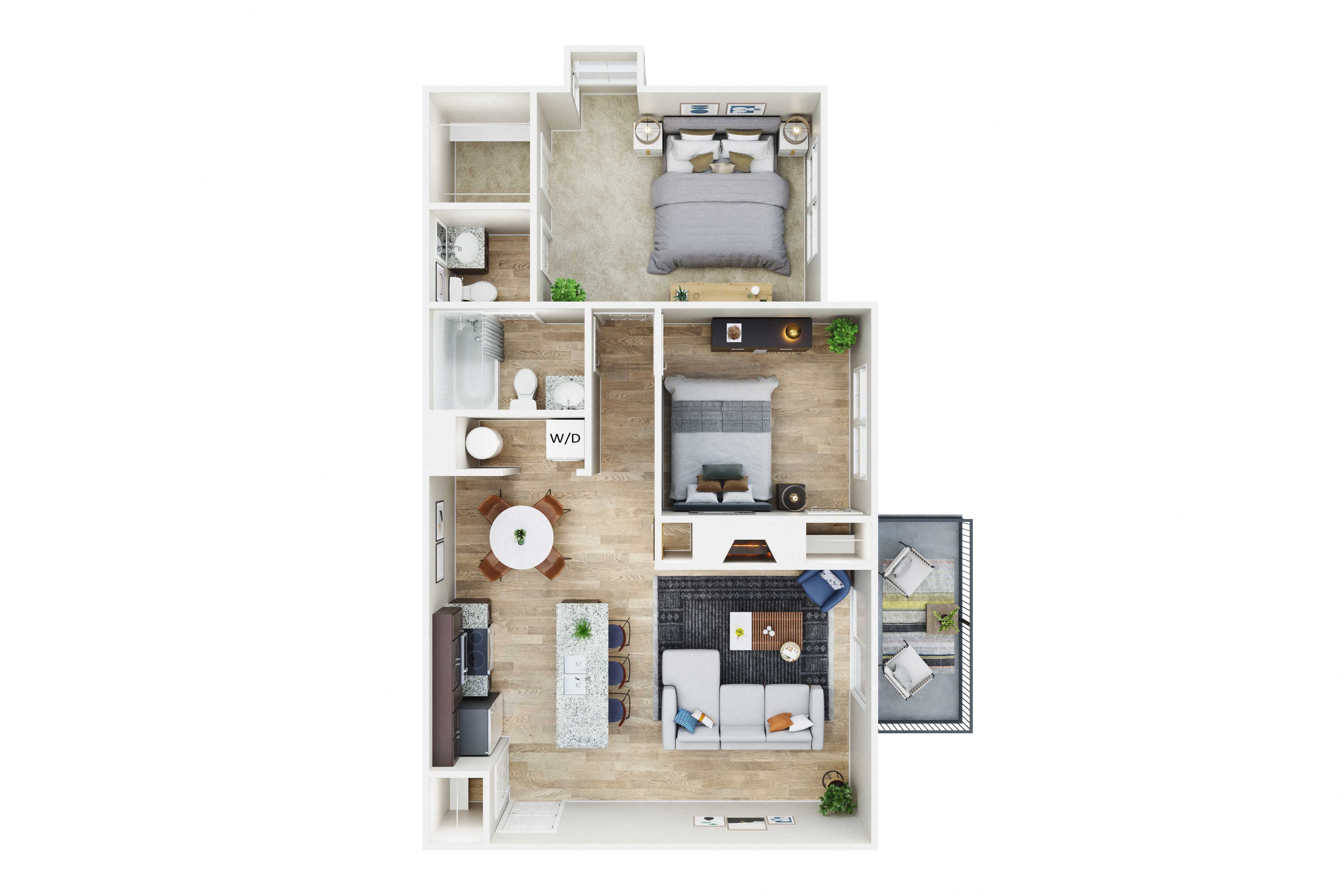 B2A floor plan